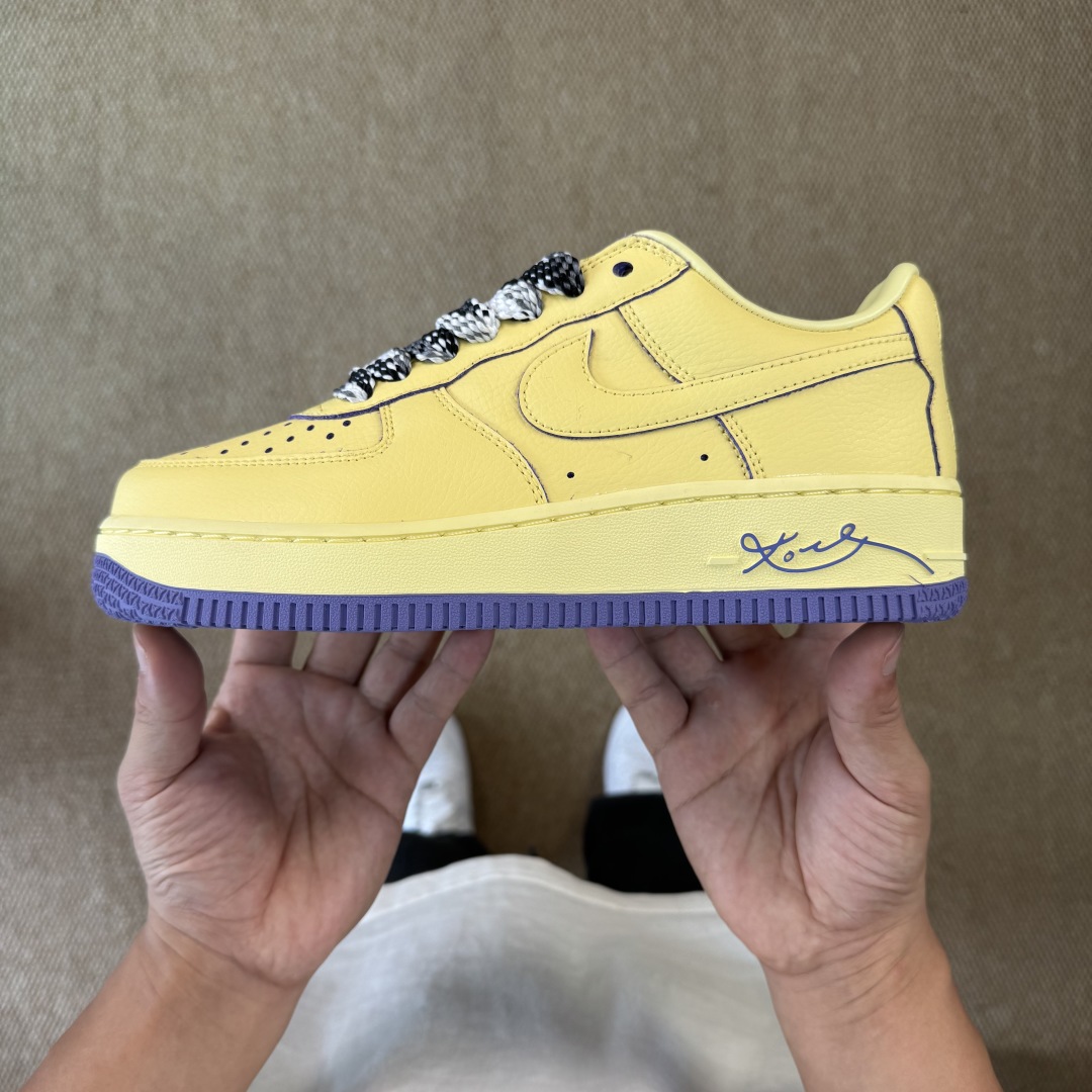   纯原 Air Force 1 Low Kobe Bryant 科比  黄色 原楦头原纸板 打造纯正空