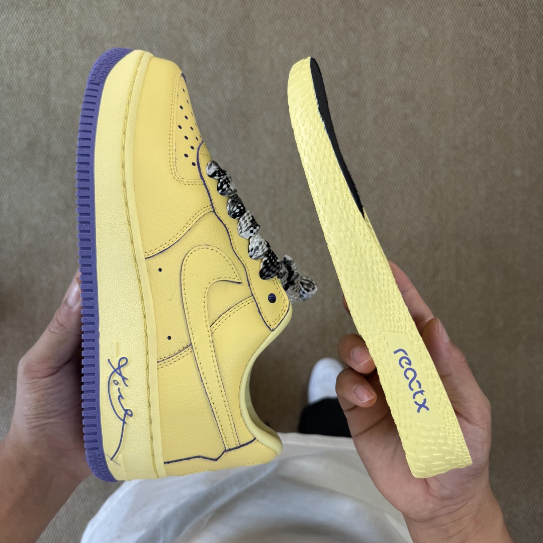   纯原 Air Force 1 Low Kobe Bryant 科比  黄色 原楦头原纸板 打造纯正空