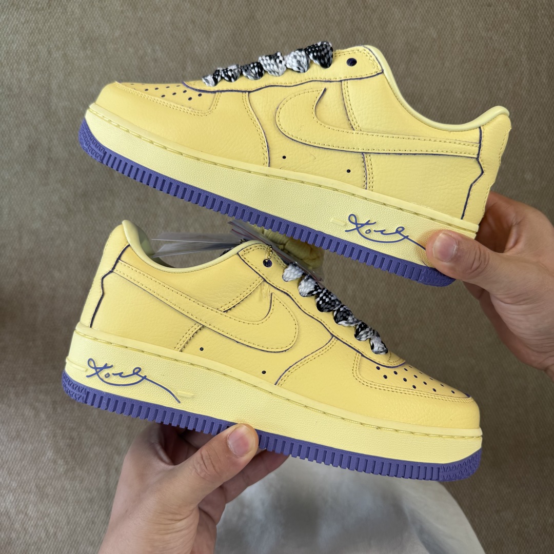   纯原 Air Force 1 Low Kobe Bryant 科比  黄色 原楦头原纸板 打造纯正空