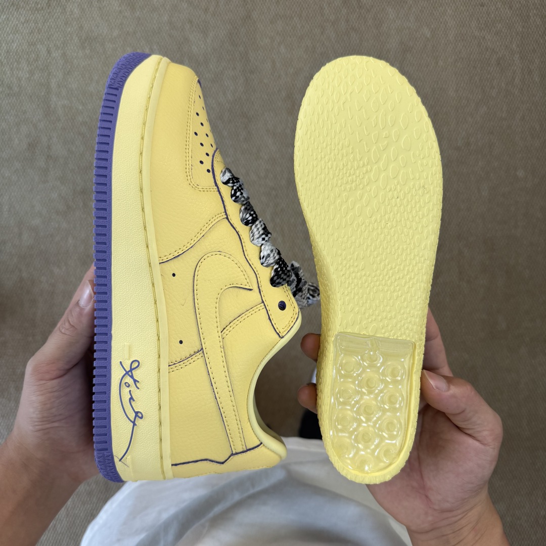   纯原 Air Force 1 Low Kobe Bryant 科比  黄色 原楦头原纸板 打造纯正空
