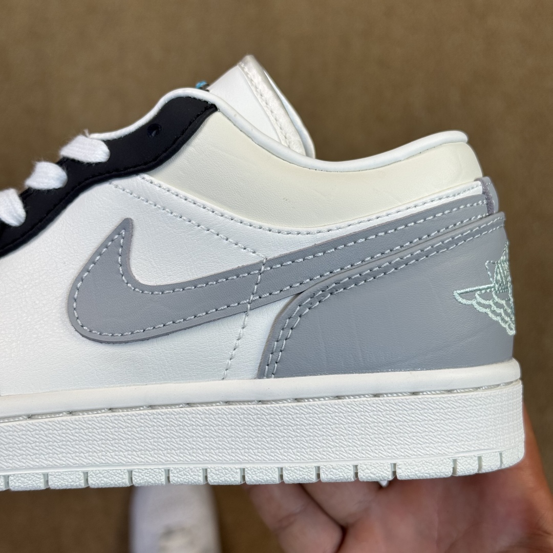 AJ1Low低帮：白灰黑
市售最强低帮 天花板品质！
市面唯一正确版本 全鞋正品原材料 
IO2242-