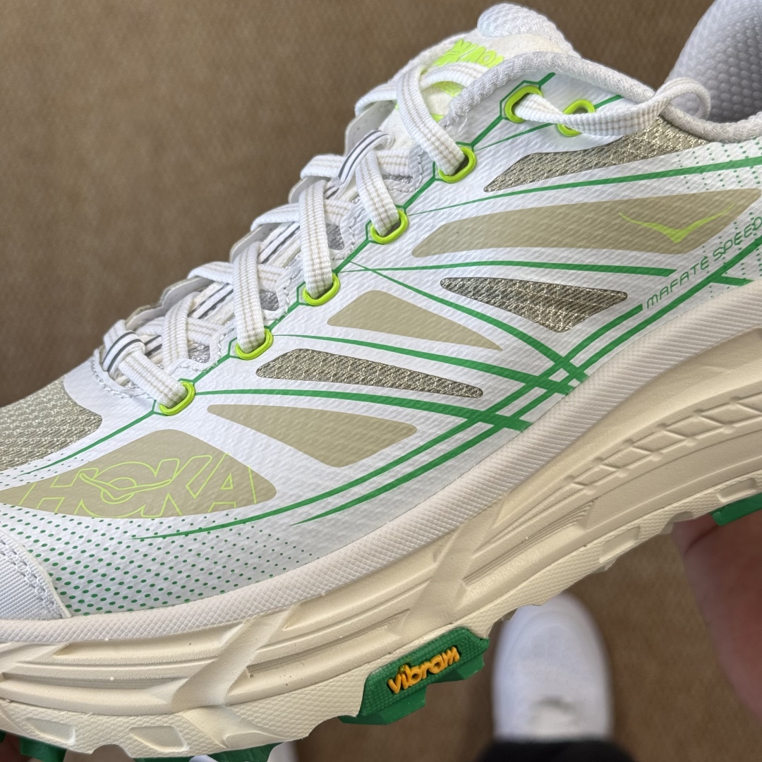 
HOKA ONE ONE Mafate Speed 玛法特2.0 第17色：白绿
独家高端版本！市售最