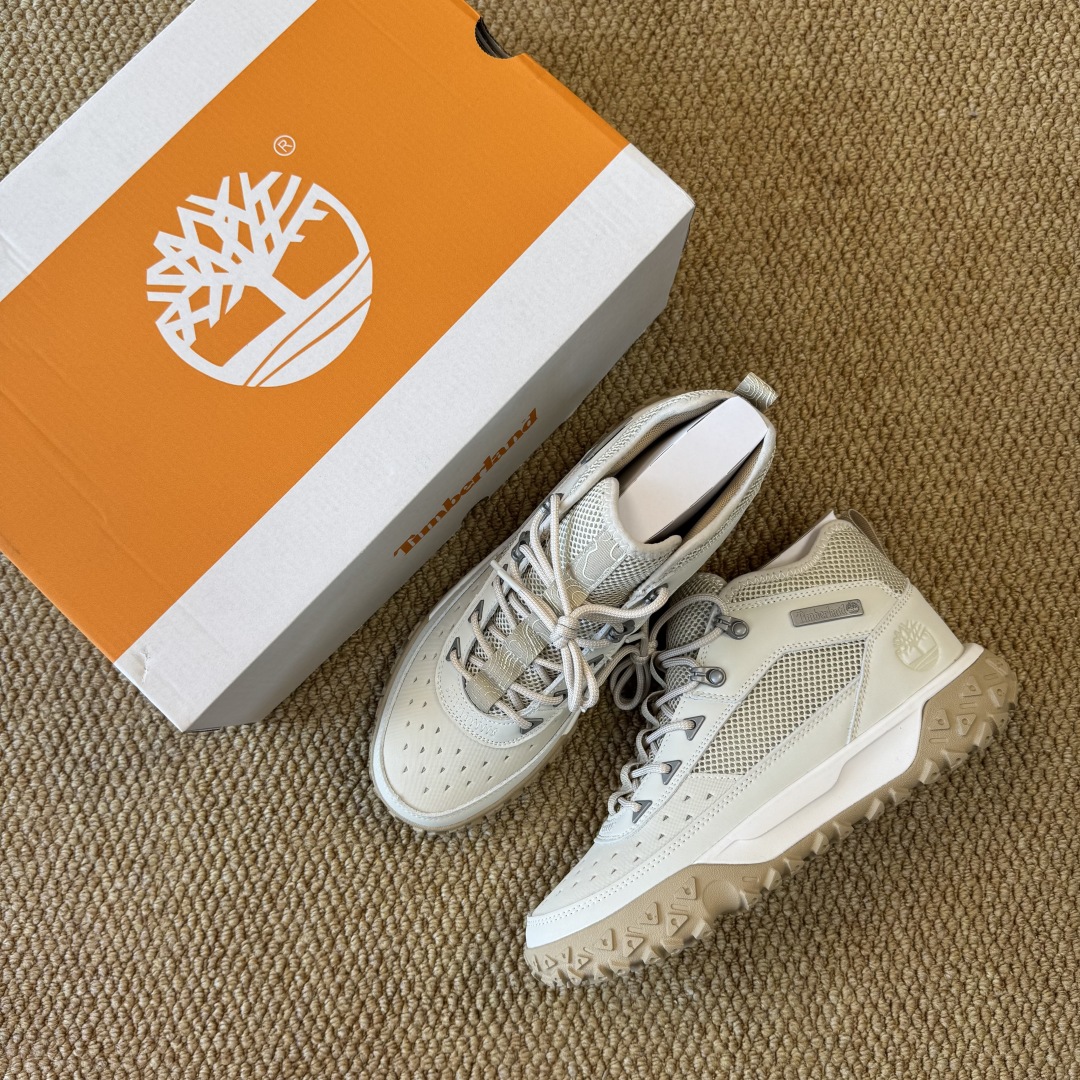  
Timberland添柏岚 徒步鞋：浅灰白
Greenstride Motion 中帮休闲徒步鞋
鞋