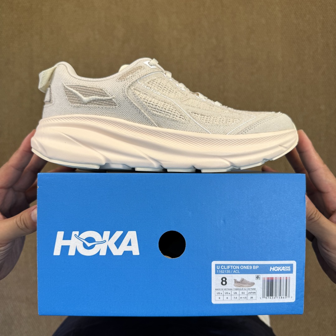 【纯原】HOKA ONE ONE Clifton ONE9 克里夫顿9代专业性能减震公路跑步鞋 GTX防