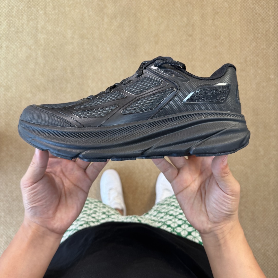 HOKA ONE ONE Clifton ONE9 克里夫顿9代专业性能减震公路跑步鞋 第8色:黑武士 