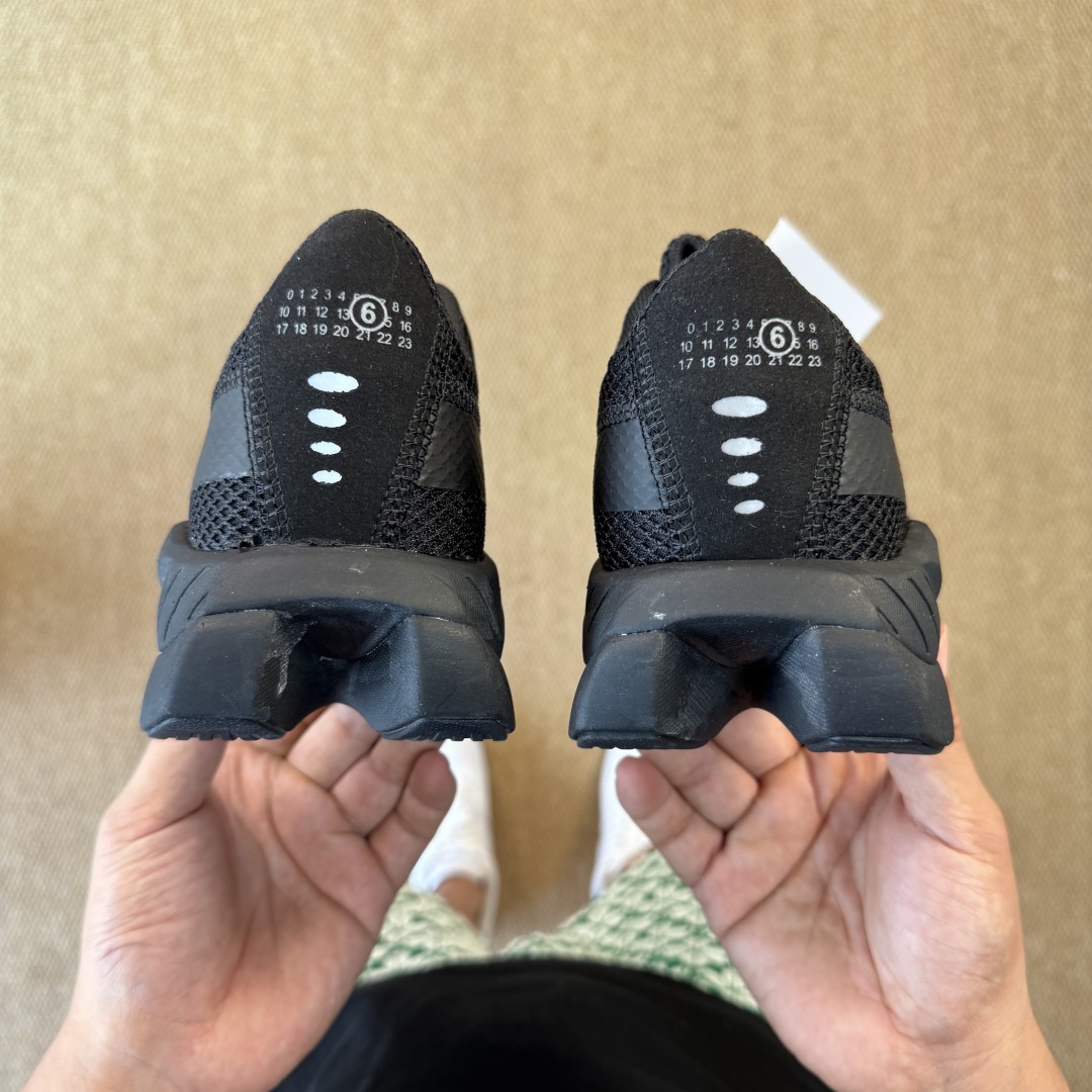 主推优势私【莞产礼盒版本】MM6马吉拉 x Salomon Spectur 2系列 情侣款 网面 厚底 