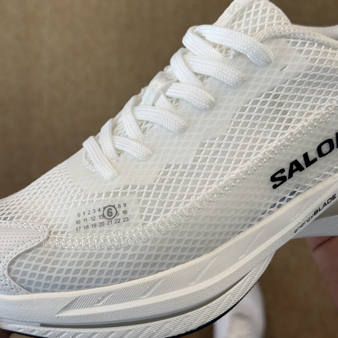 主推优势私【莞产礼盒版本】MM6马吉拉 x Salomon Spectur 2系列 情侣款 网面 厚底