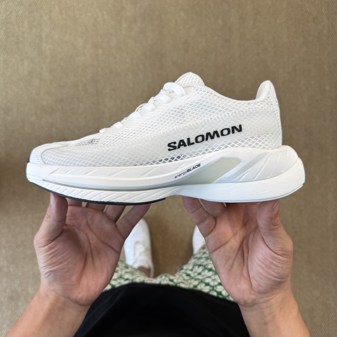 主推优势私【莞产礼盒版本】MM6马吉拉 x Salomon Spectur 2系列 情侣款 网面 厚底