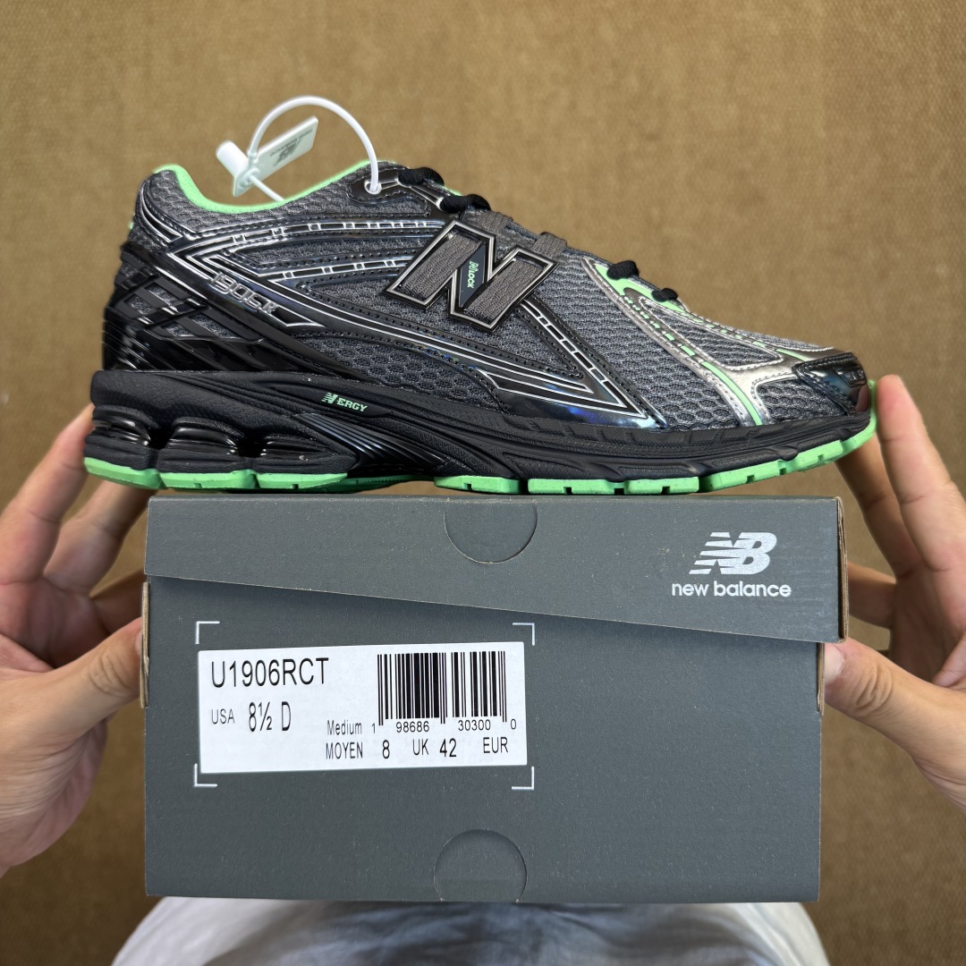 C版新百伦！nb1906 第106色: 黑绿纯原大厂出品，品质优价格合理，降维打击‼️尺码36-46.5