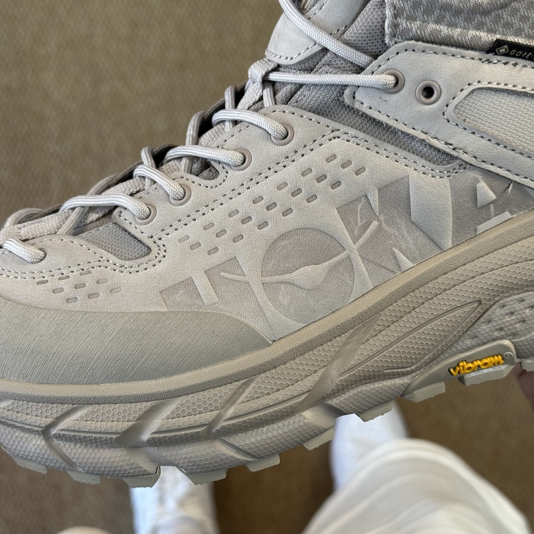 纯原Hoka ONE ONE ULTRA托亚 高帮 第1色:米色越野跑登山鞋🥾 GORE-TEX真正全防