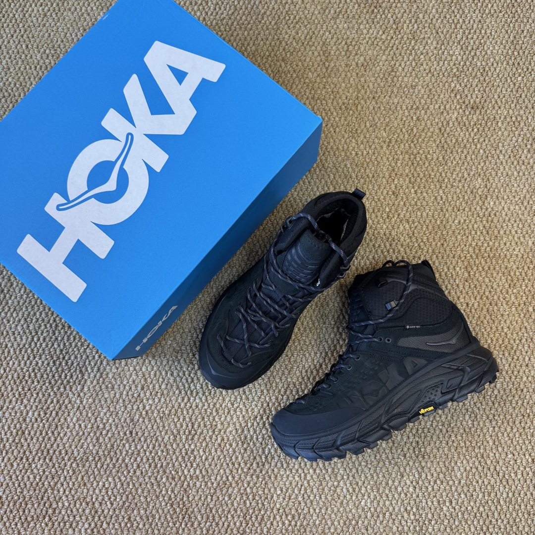 纯原Hoka ONE ONE ULTRA托亚 高帮 第2色:黑武士越野跑登山鞋🥾 GORE-TEX真正全
