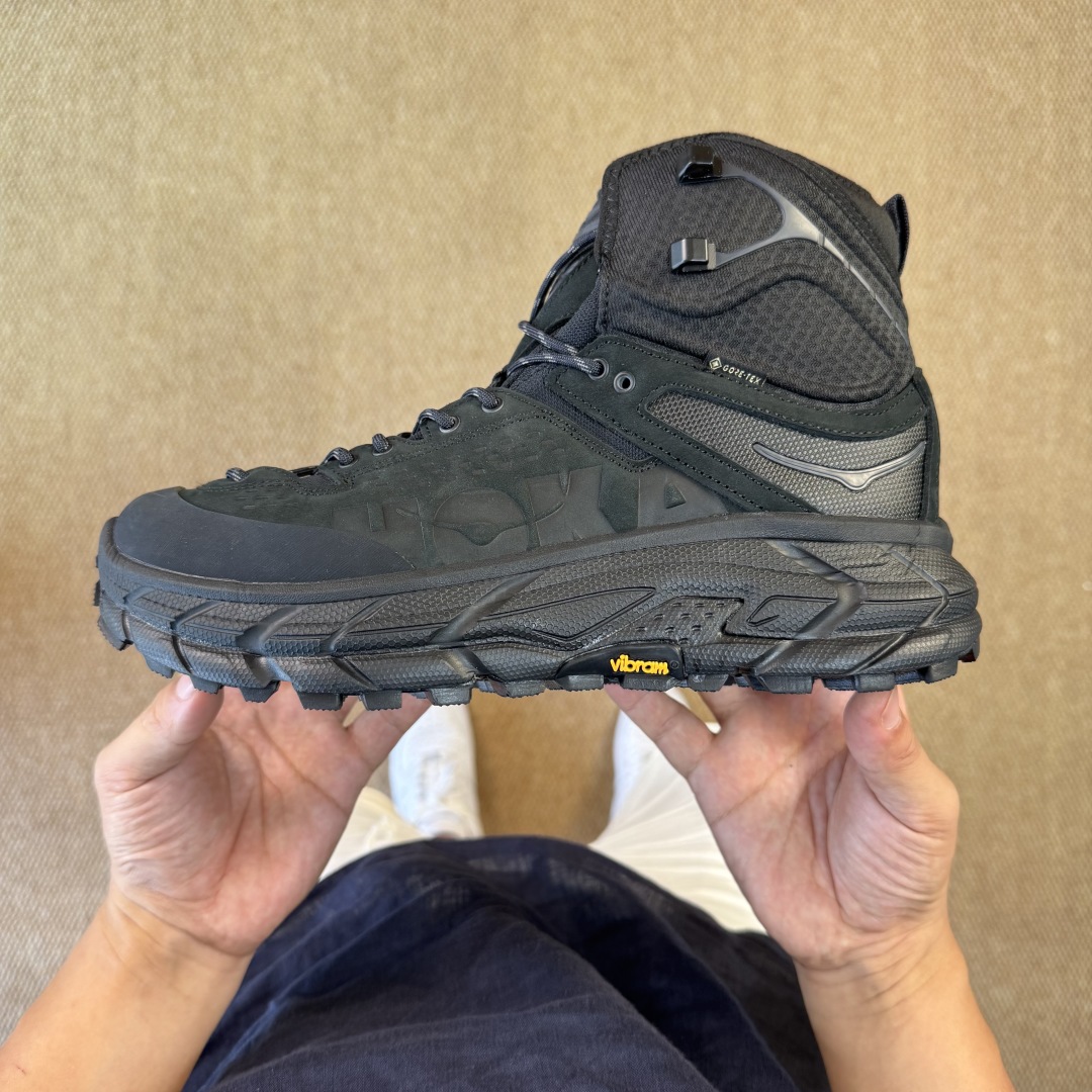 纯原Hoka ONE ONE ULTRA托亚 高帮 第2色:黑武士越野跑登山鞋🥾 GORE-TEX真正全