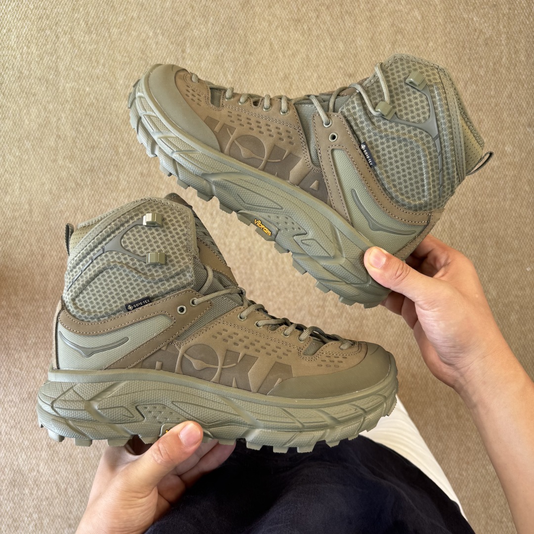 纯原Hoka ONE ONE ULTRA托亚 高帮 第3色:军绿色越野跑登山鞋🥾 GORE-TEX真正全