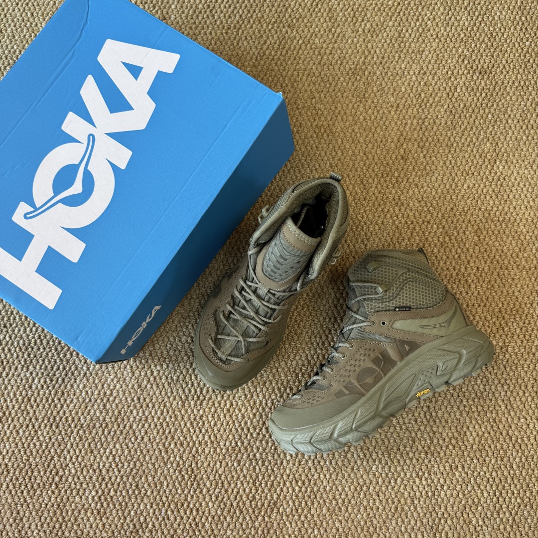 纯原Hoka ONE ONE ULTRA托亚 高帮 第3色:军绿色越野跑登山鞋🥾 GORE-TEX真正全