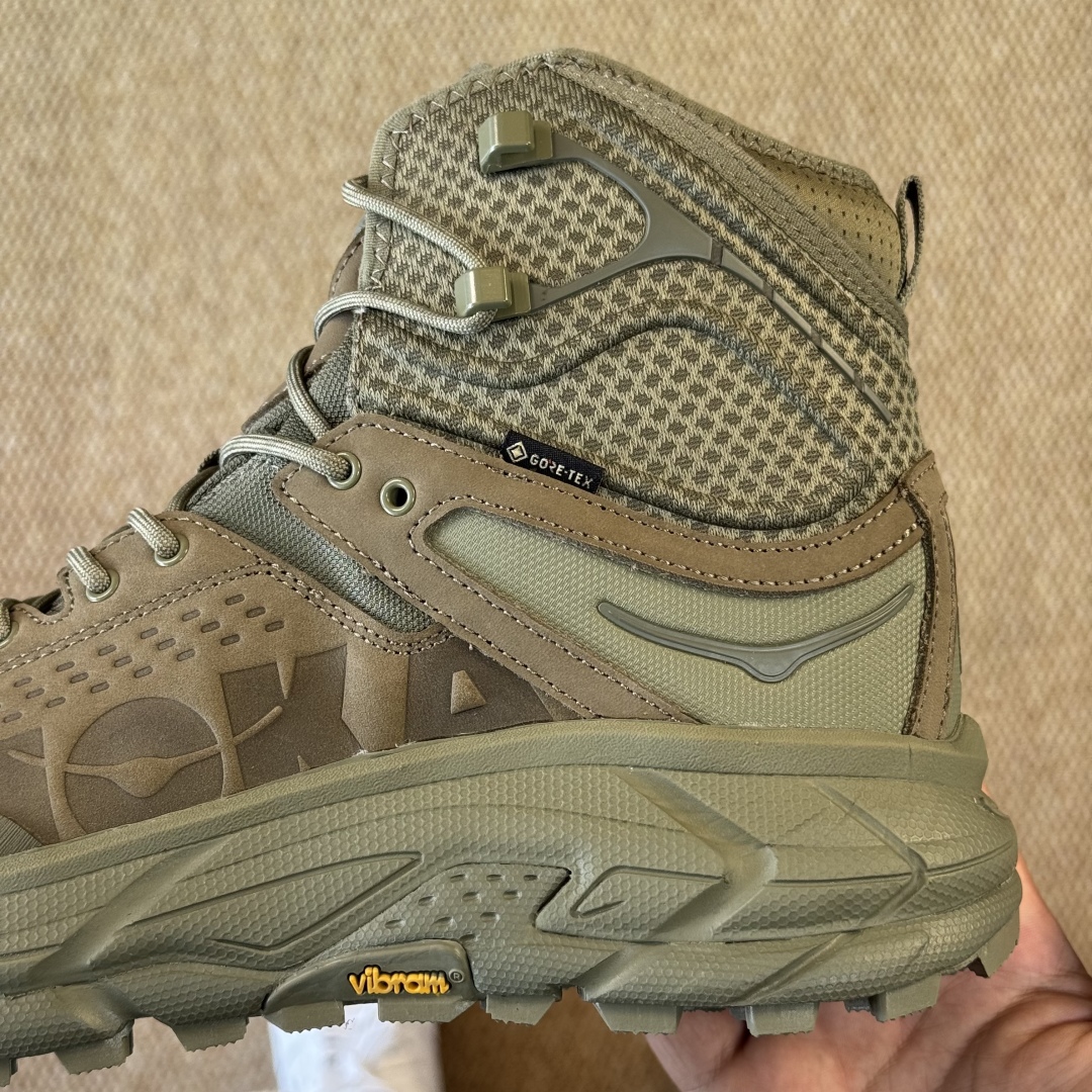 纯原Hoka ONE ONE ULTRA托亚 高帮 第3色:军绿色越野跑登山鞋🥾 GORE-TEX真正全