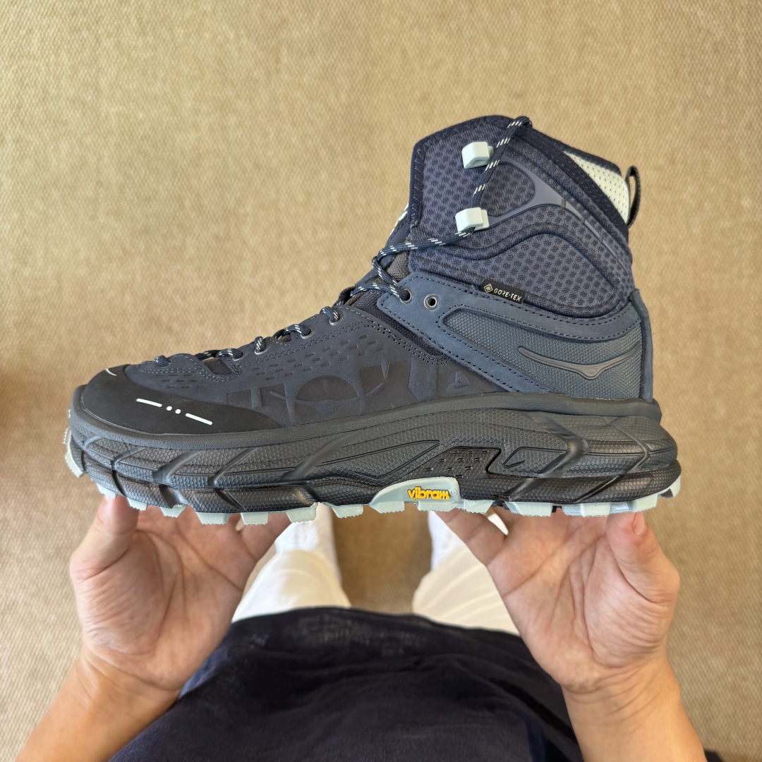 纯原Hoka ONE ONE ULTRA托亚 高帮 第5色:联名深蓝色越野跑登山鞋🥾 GORE-TEX真