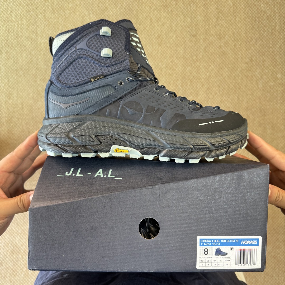 纯原Hoka ONE ONE ULTRA托亚 高帮 第5色:联名深蓝色越野跑登山鞋🥾 GORE-TEX真