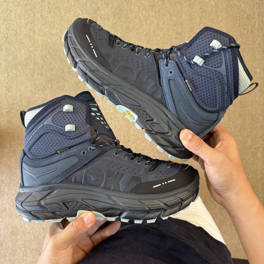 纯原Hoka ONE ONE ULTRA托亚 高帮 第5色:联名深蓝色越野跑登山鞋🥾 GORE-TEX真