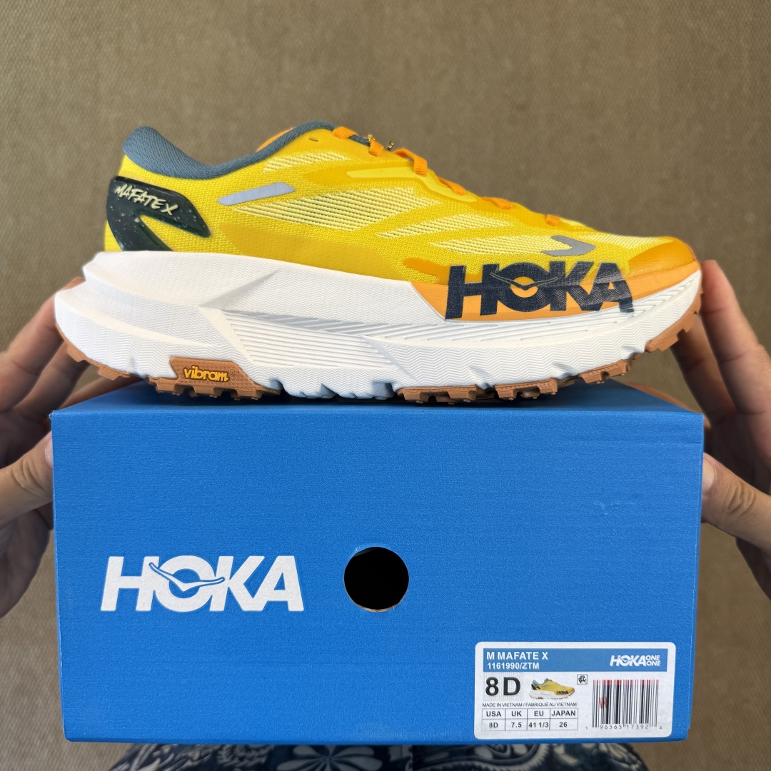 【纯原】HOKA ONE ONE Mafate X 玛法特 第1色:黄色纯原大厂出品！货号-FPR 尺码