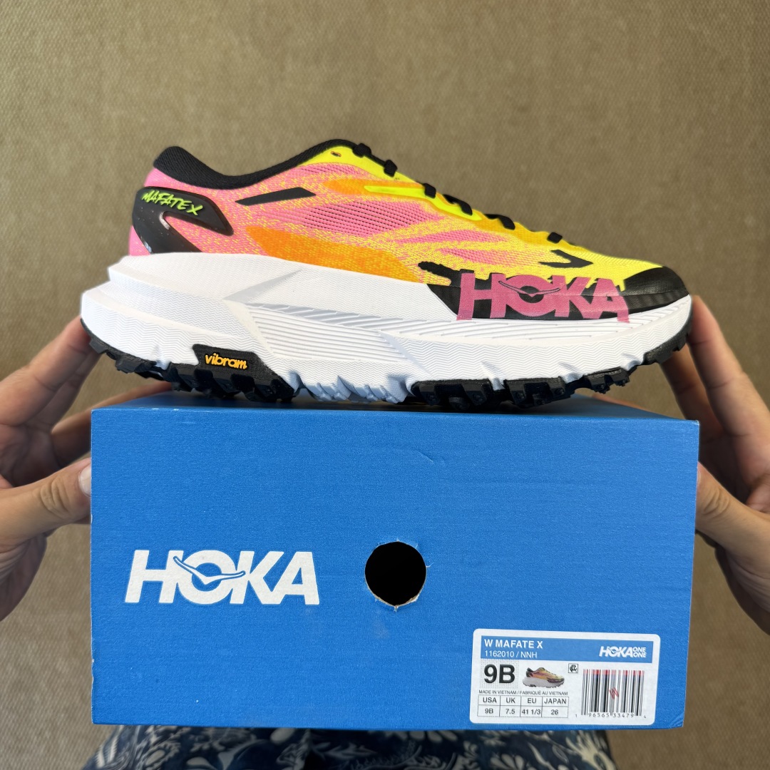 【纯原】HOKA ONE ONE Mafate X 玛法特 第2色:黄粉纯原大厂出品！货号-NNH 尺码