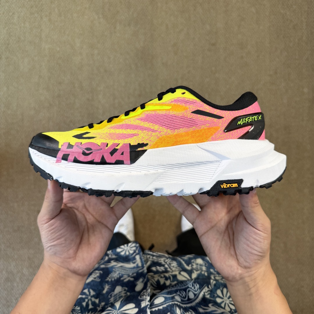 【纯原】HOKA ONE ONE Mafate X 玛法特 第2色:黄粉纯原大厂出品！货号-NNH 尺码