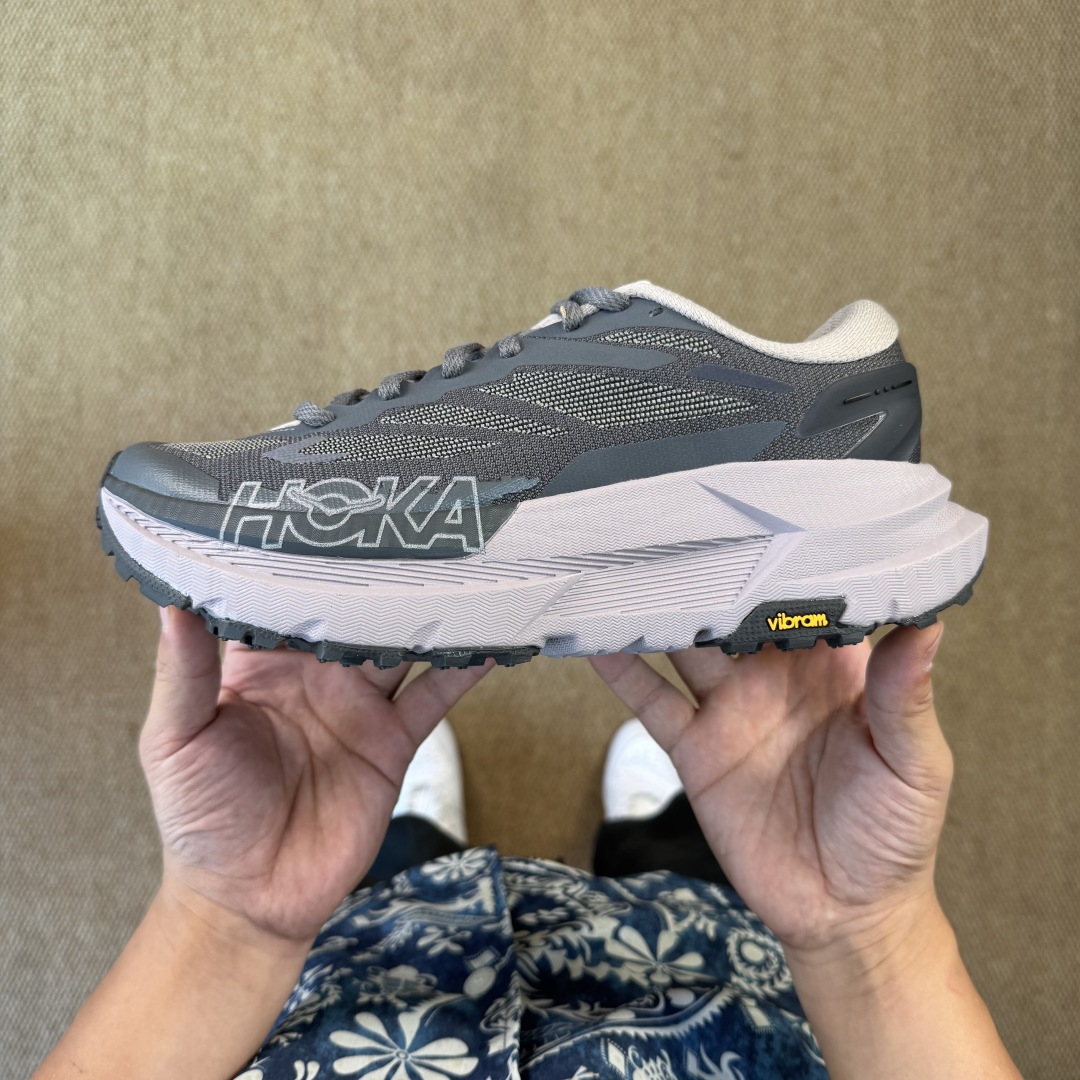 【纯原】HOKA ONE ONE Mafate X 玛法特 第3色:灰紫纯原大厂出品！货号-BGV 尺码
