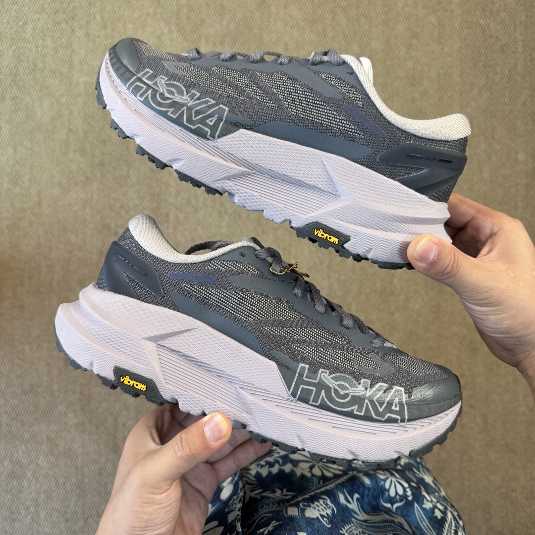 【纯原】HOKA ONE ONE Mafate X 玛法特 第3色:灰紫纯原大厂出品！货号-BGV 尺码