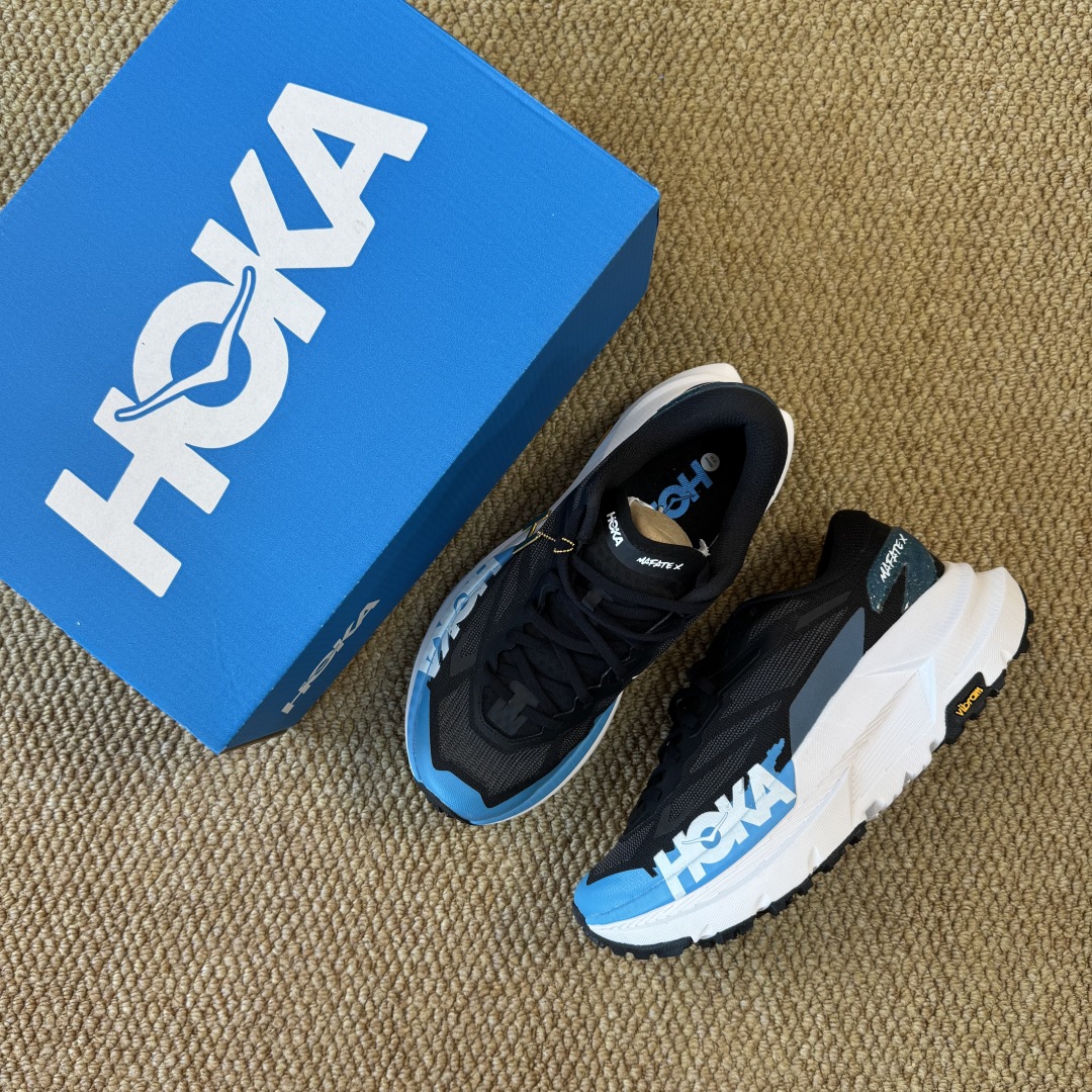 【纯原】HOKA ONE ONE Mafate X 玛法特 第4色:黑蓝纯原大厂出品！货号-BKSK 尺