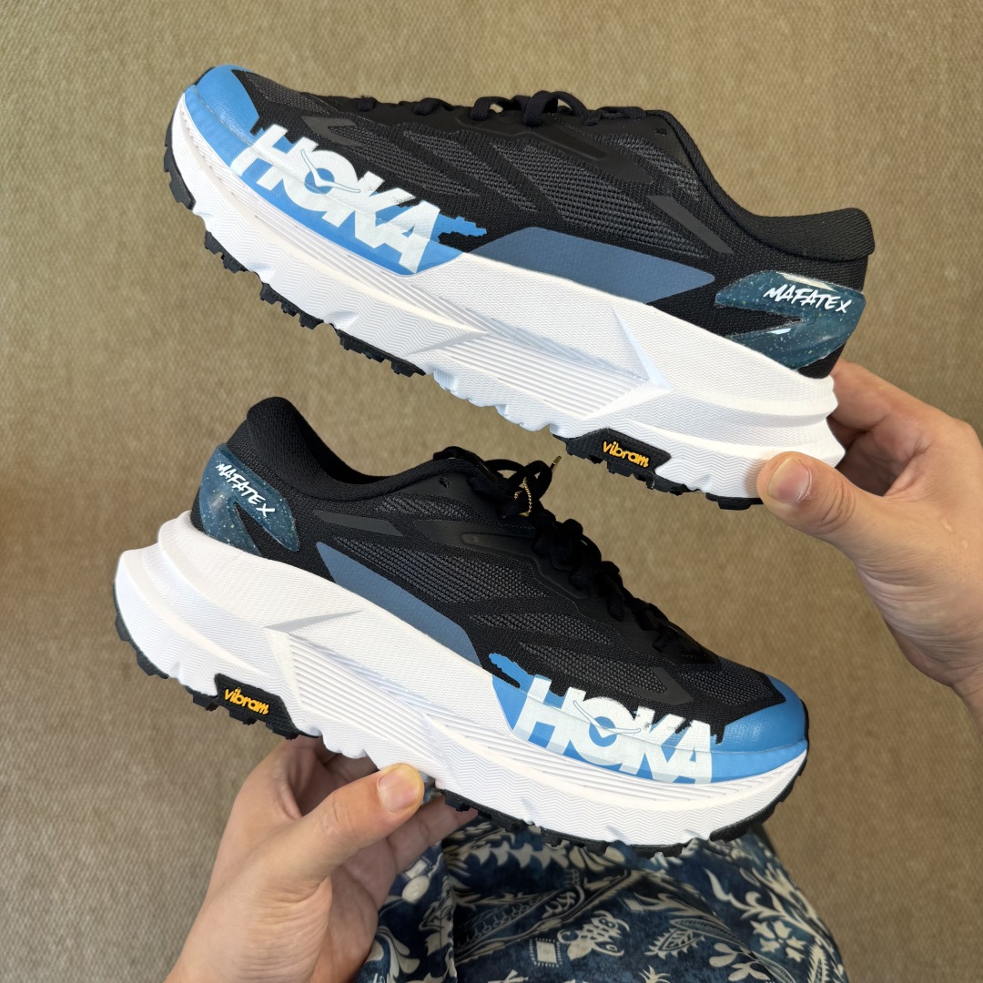 【纯原】HOKA ONE ONE Mafate X 玛法特 第4色:黑蓝纯原大厂出品！货号-BKSK 尺
