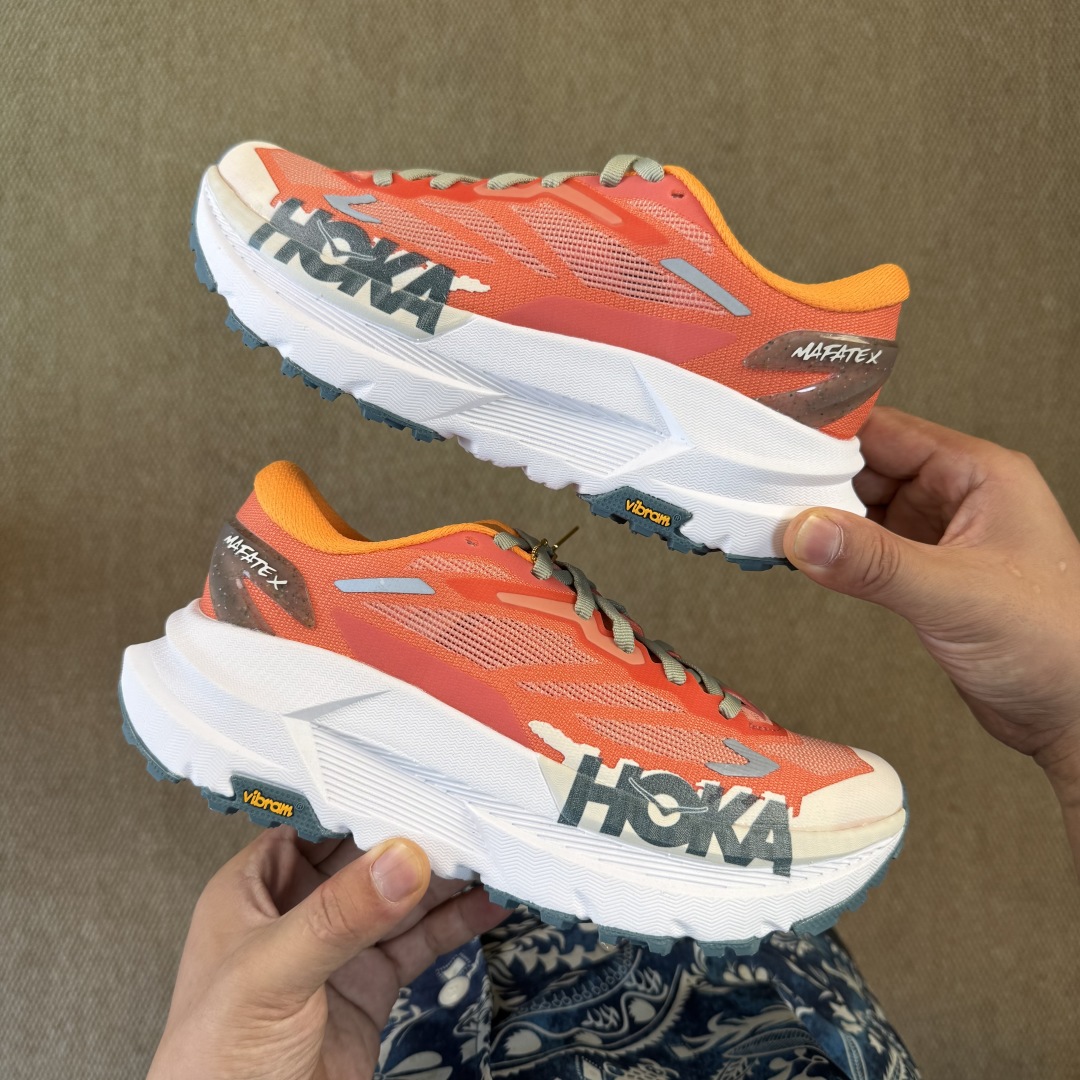 【纯原】HOKA ONE ONE Mafate X 玛法特 第5色:橙色纯原大厂出品！货号-FPR 尺码