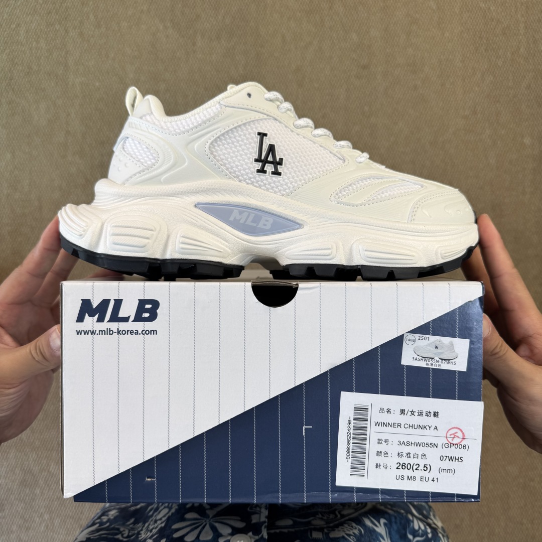 【纯原】MLB Winner Chunky 赛博老爹鞋 白色代工厂背景，最强出品区分市面真标！平台订单 