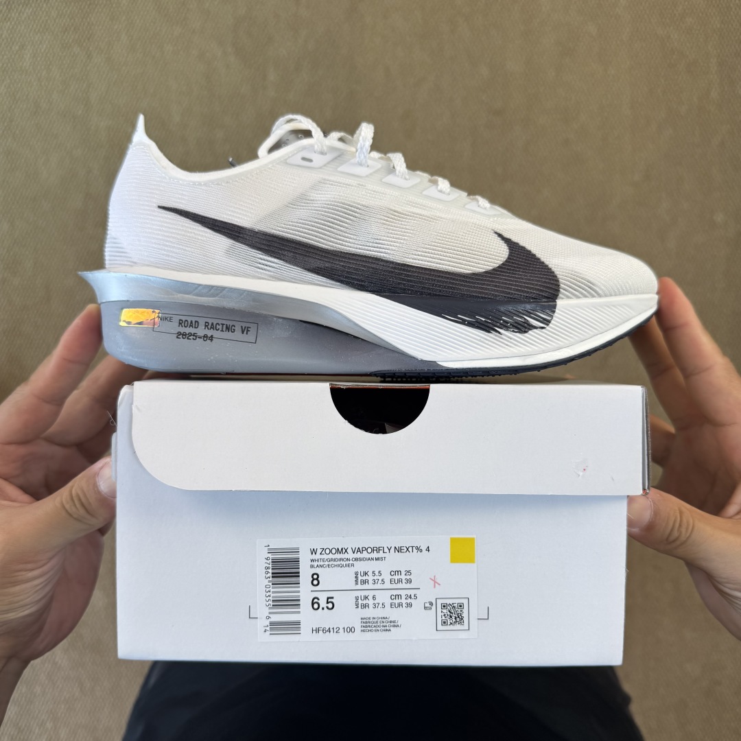 性价比！Vaporfly Next 4% 第4色：白色Nike Zoom Vaporfly Next 4