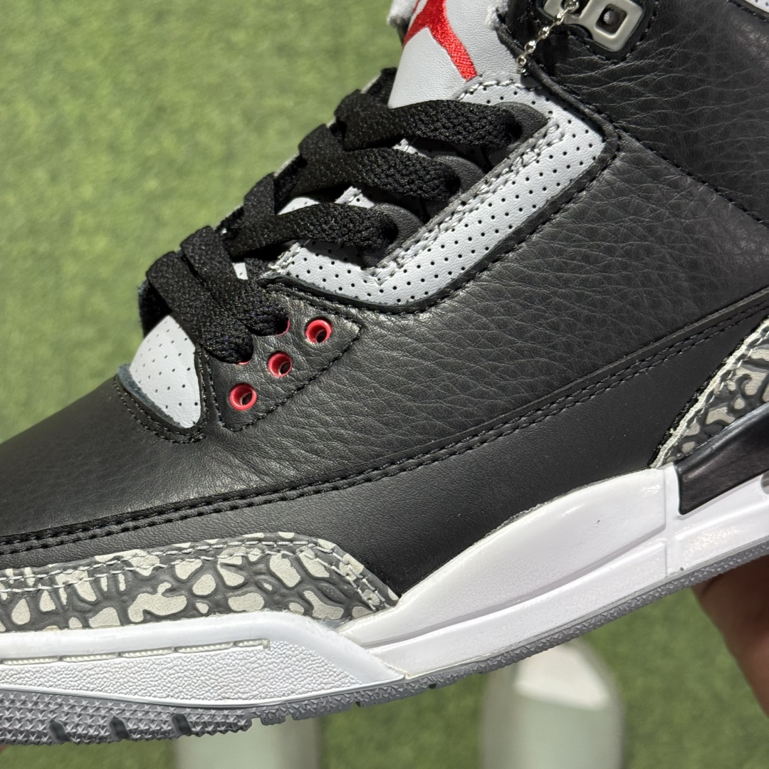 福利特价 纯原头层aj3！硬通货品质合计36个配色，长期货齐可主推！尺码：40-47.5带半码黑水泥-0