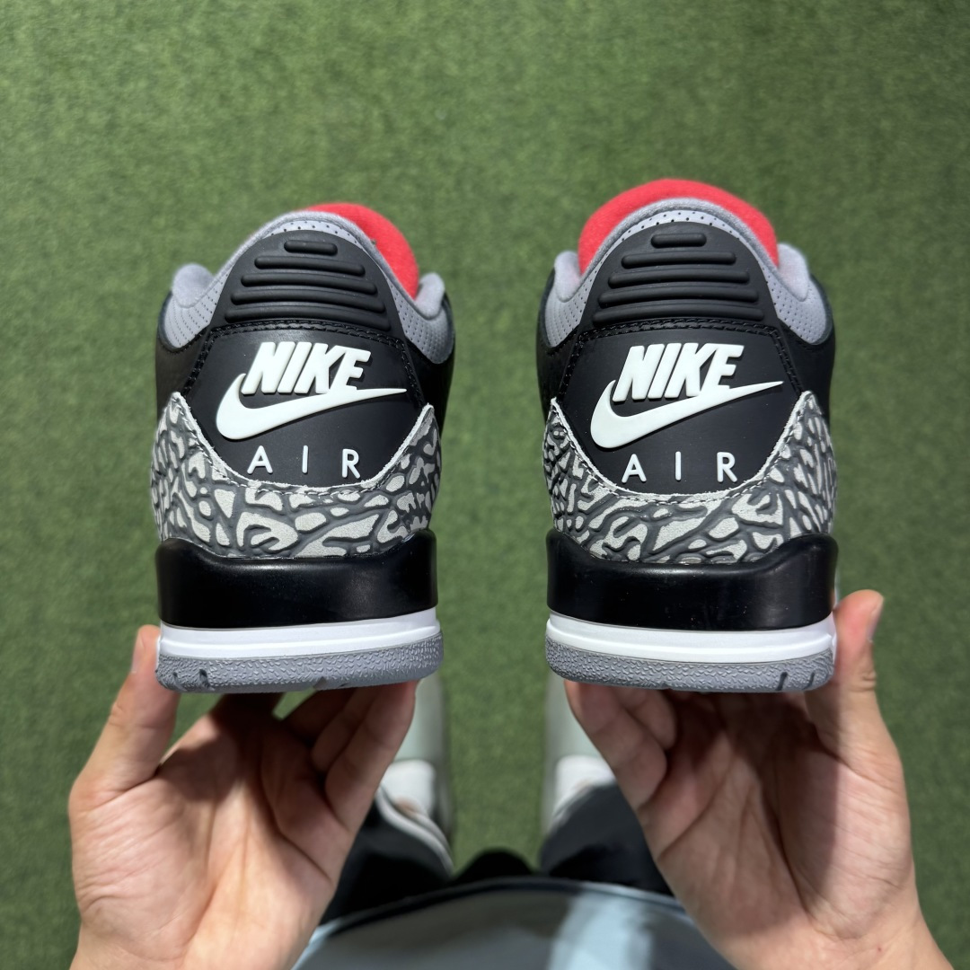 福利特价 纯原头层aj3！硬通货品质合计36个配色，长期货齐可主推！尺码：40-47.5带半码黑水泥-0