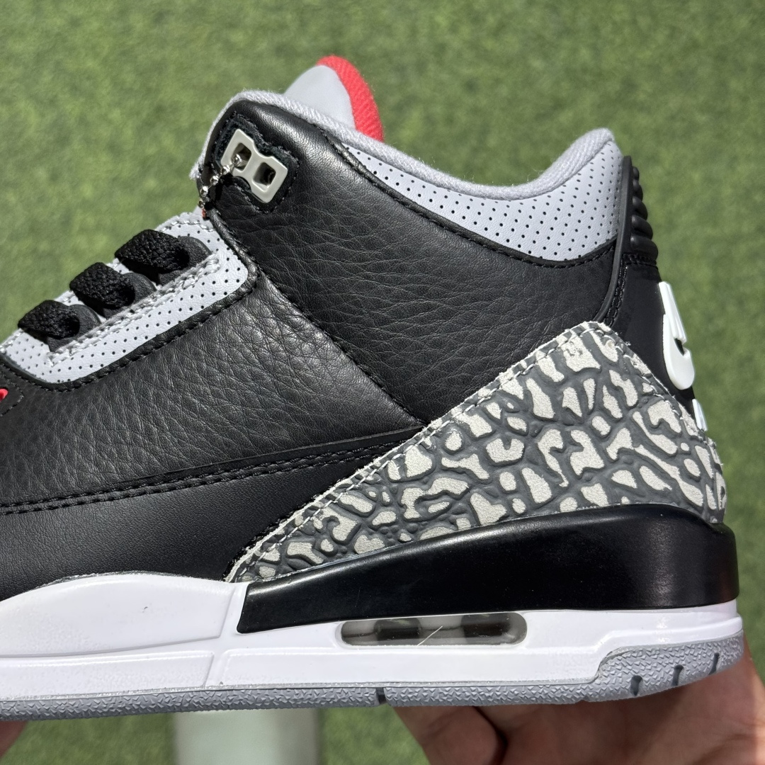 福利特价 纯原头层aj3！硬通货品质合计36个配色，长期货齐可主推！尺码：40-47.5带半码黑水泥-0