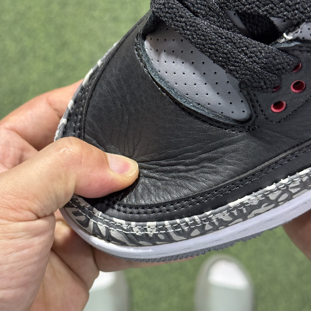 福利特价 纯原头层aj3！硬通货品质合计36个配色，长期货齐可主推！尺码：40-47.5带半码黑水泥-0