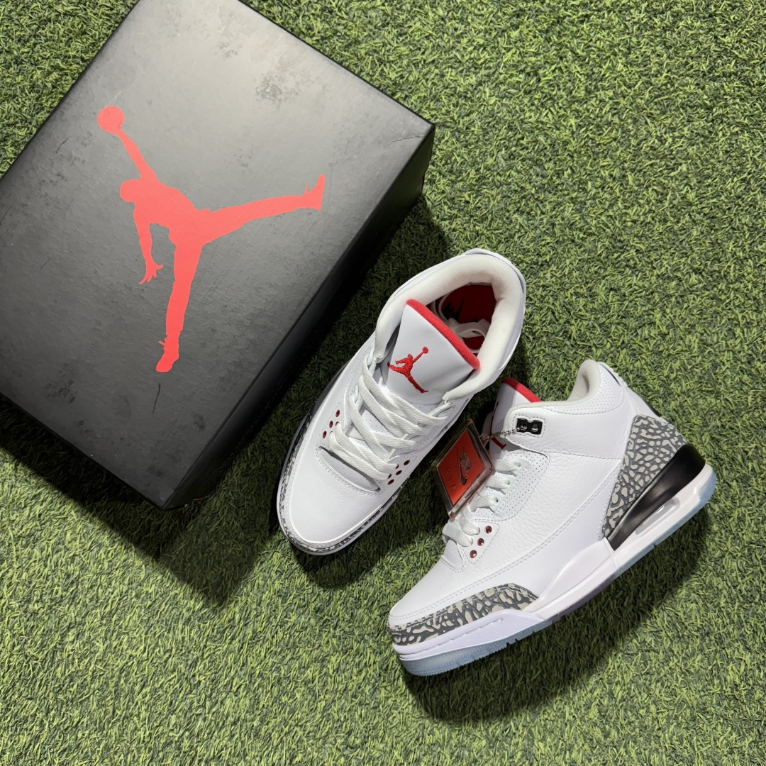 福利特价 纯原头层aj3！硬通货品质合计36个配色，长期货齐可主推！尺码：40-47.5带半码白水泥罚球