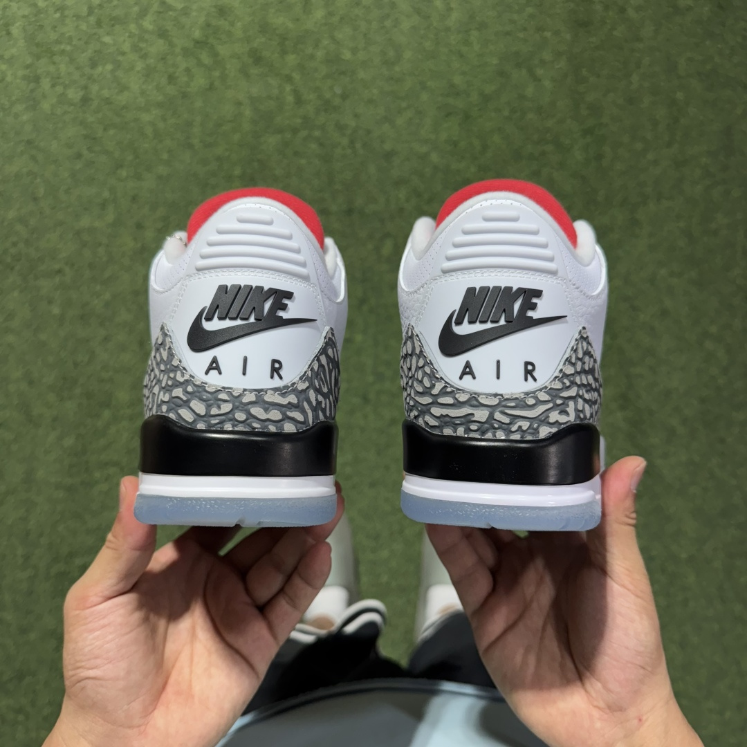 福利特价 纯原头层aj3！硬通货品质合计36个配色，长期货齐可主推！尺码：40-47.5带半码白水泥罚球