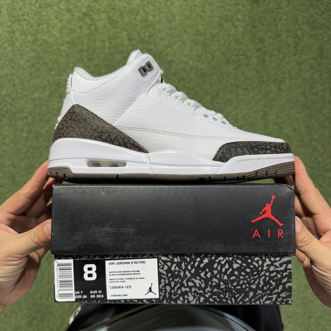 福利特价 纯原头层aj3！硬通货品质合计36个配色，长期货齐可主推！尺码：40-47.5带半码摩卡-12