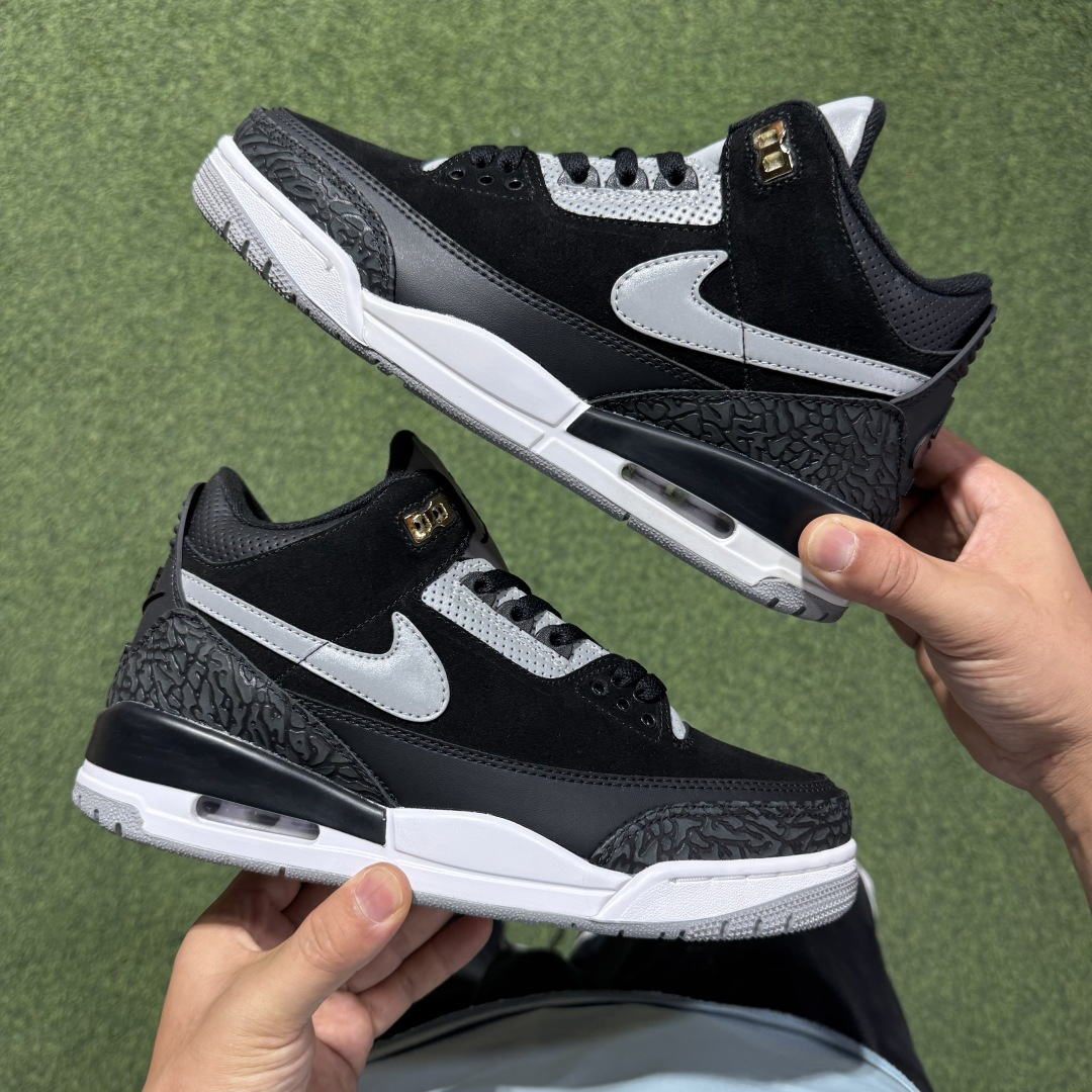 福利特价 纯原头层aj3！硬通货品质合计36个配色，长期货齐可主推！尺码：40-47.5带半码小钩黑水泥