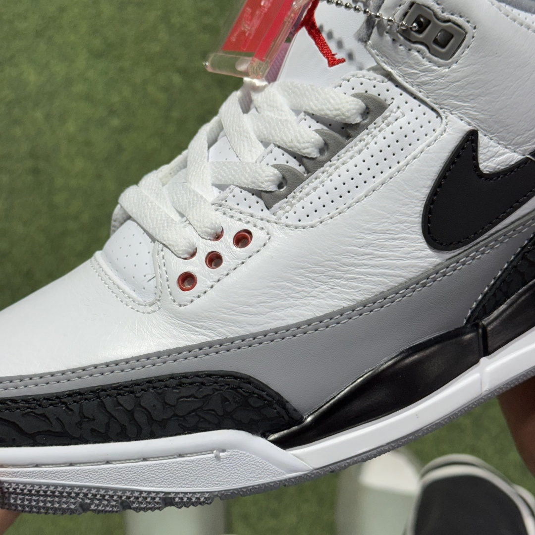 福利特价 纯原头层aj3！硬通货品质合计36个配色，长期货齐可主推！尺码：40-47.5带半码小钩白水泥