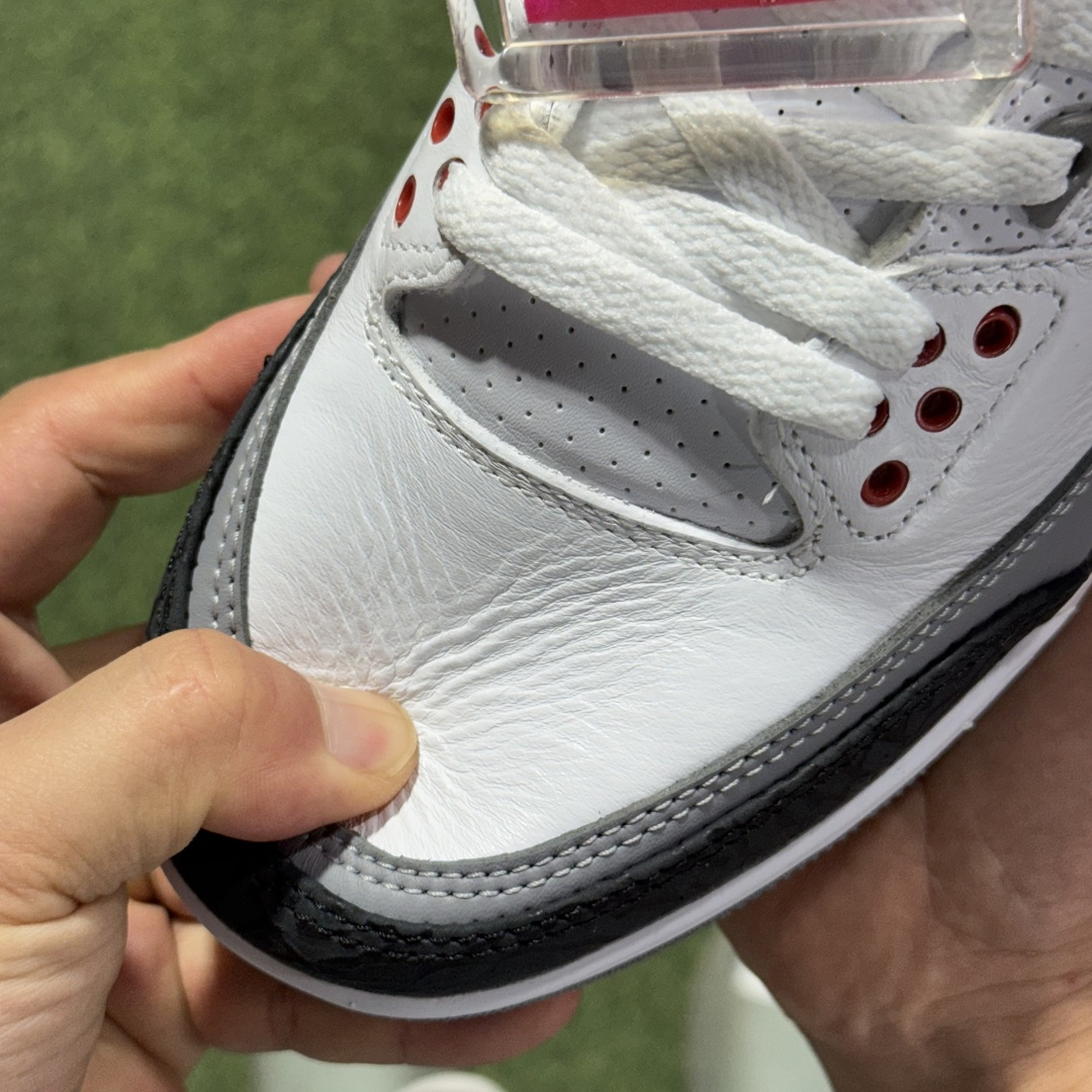 福利特价 纯原头层aj3！硬通货品质合计36个配色，长期货齐可主推！尺码：40-47.5带半码小钩白水泥