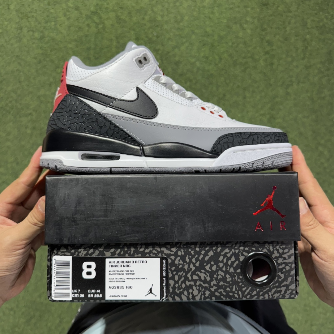 福利特价 纯原头层aj3！硬通货品质合计36个配色，长期货齐可主推！尺码：40-47.5带半码小钩白水泥