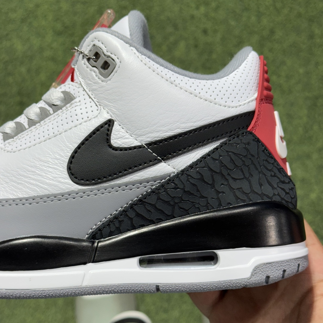 福利特价 纯原头层aj3！硬通货品质合计36个配色，长期货齐可主推！尺码：40-47.5带半码小钩白水泥