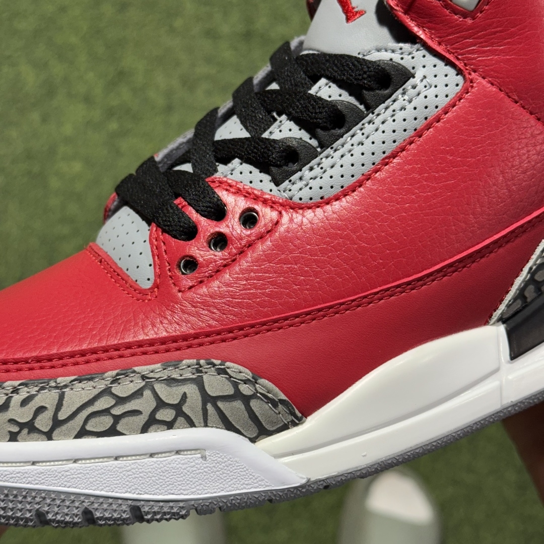 福利特价 纯原头层aj3！硬通货品质合计36个配色，长期货齐可主推！尺码：40-47.5带半码红水泥CK