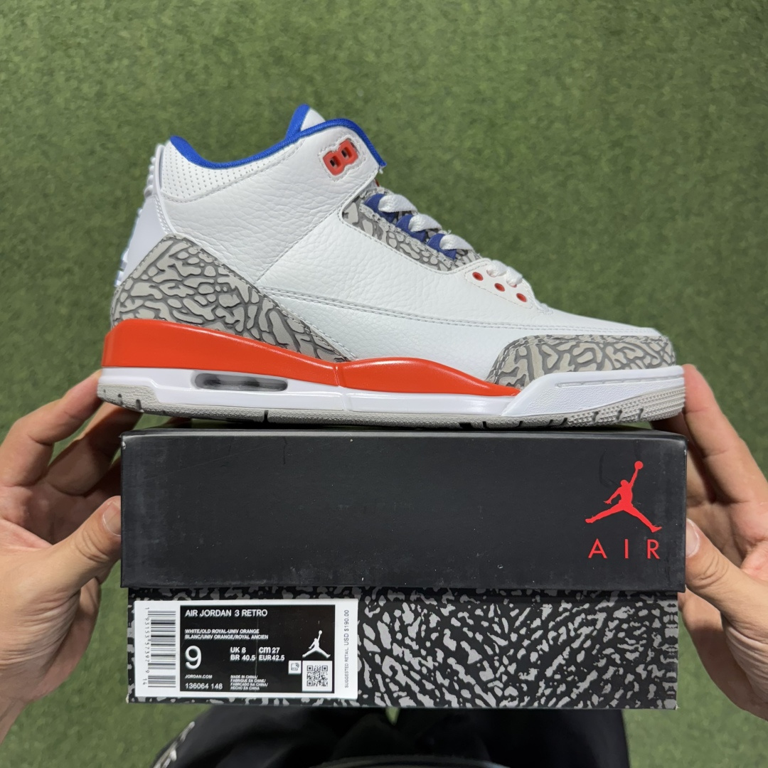 福利特价 纯原头层aj3！硬通货品质合计36个配色，长期货齐可主推！尺码：40-47.5带半码尼克斯-1