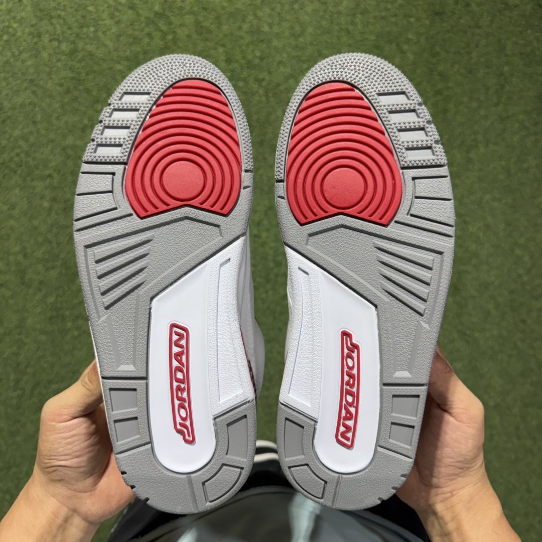 福利特价 纯原头层aj3！硬通货品质合计36个配色，长期货齐可主推！尺码：40-47.5带半码白红飓风-