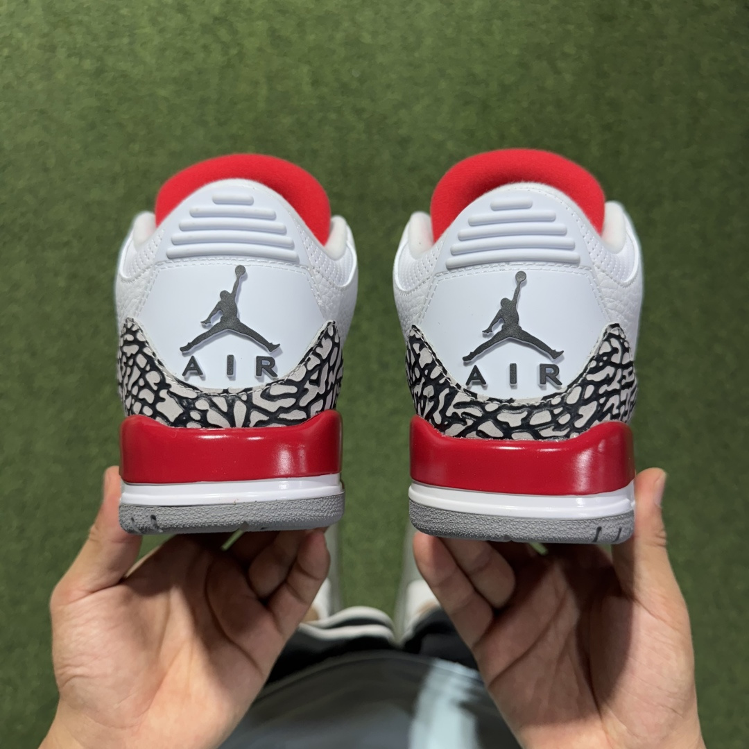 福利特价 纯原头层aj3！硬通货品质合计36个配色，长期货齐可主推！尺码：40-47.5带半码白红飓风-