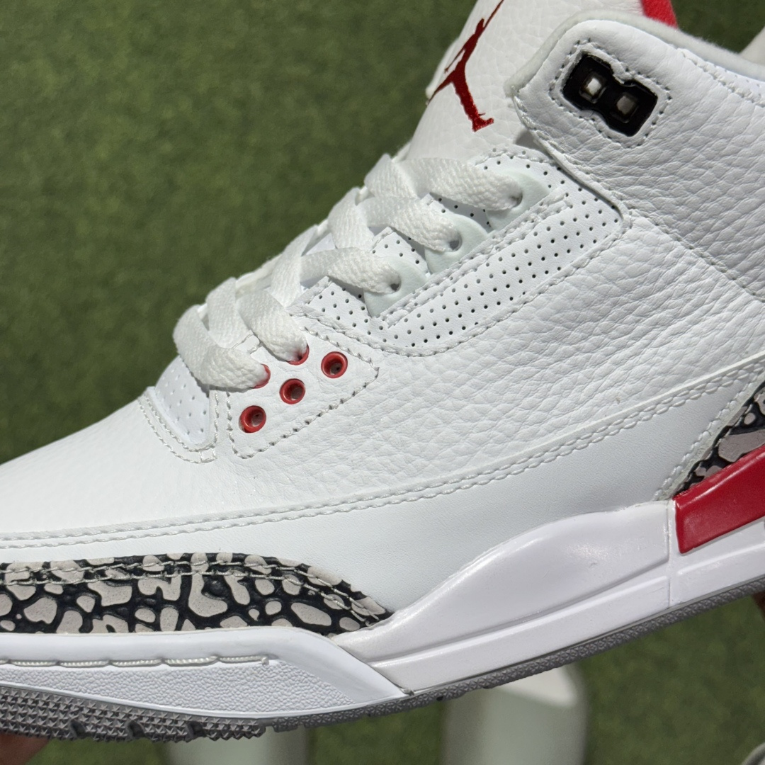 福利特价 纯原头层aj3！硬通货品质合计36个配色，长期货齐可主推！尺码：40-47.5带半码白红飓风-