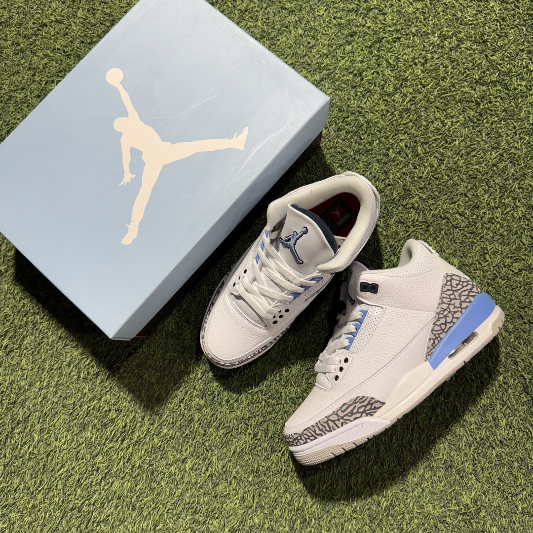 福利特价 纯原头层aj3！硬通货品质合计36个配色，长期货齐可主推！尺码：40-47.5带半码北卡蓝CT